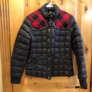 Jacket, buffalo plaid, down